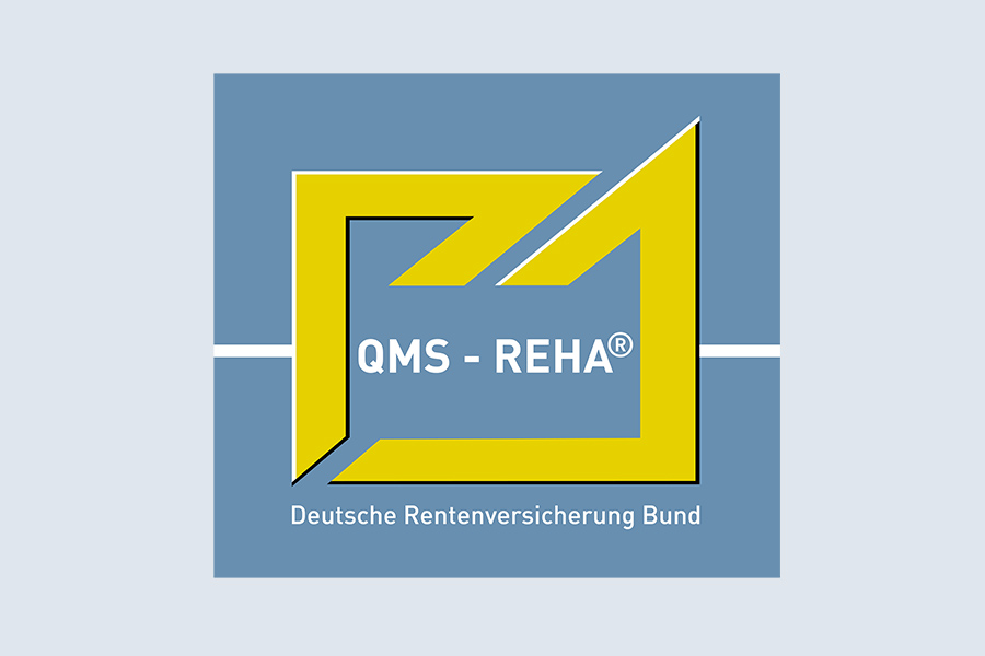 Ein Bild des QMS-Reha-Siegels.